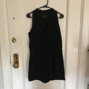 Elizabeth and James Black Romper 6